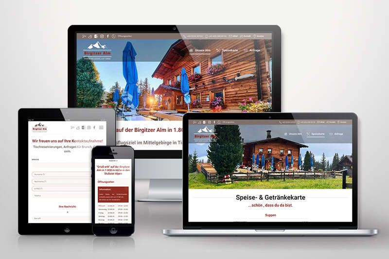 Responsive Webdesign für Apart Sonnenschein in Spiss im Tiroler Oberland